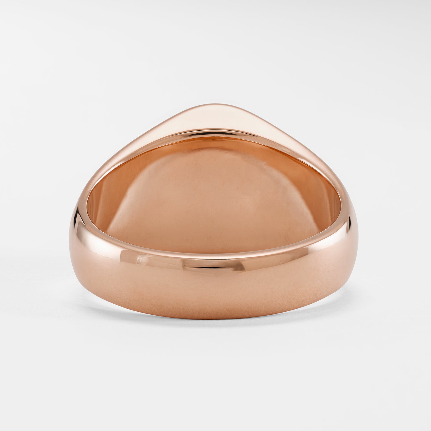 Flush Set Diamond Signet