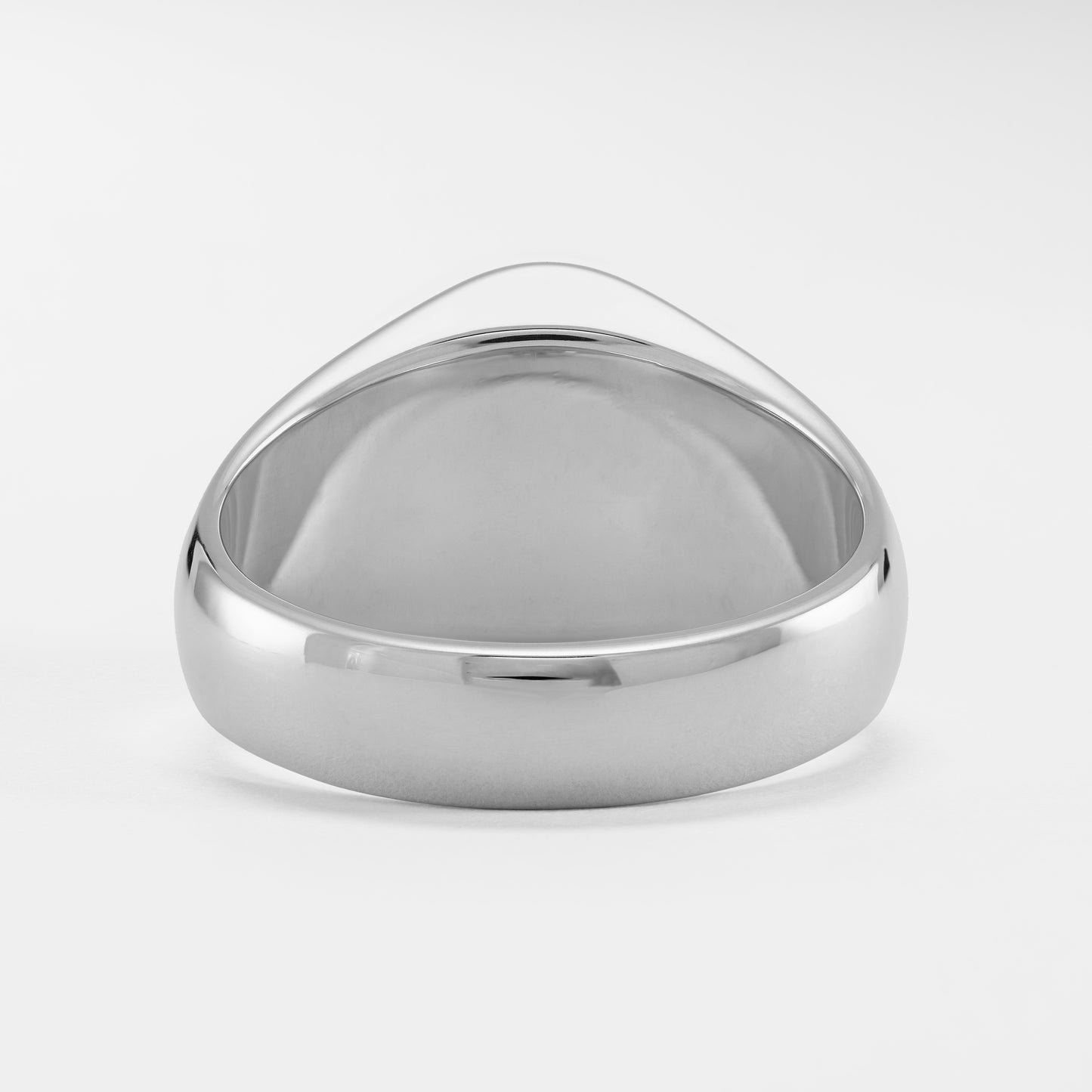 Flush Set Diamond Signet